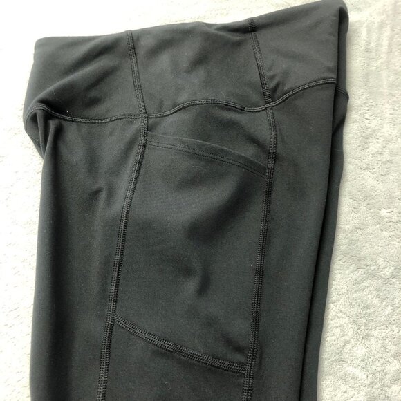 Victoria's Secret Knockout Athletic Black Crop Leggings Yoga - Picture 4 of 7